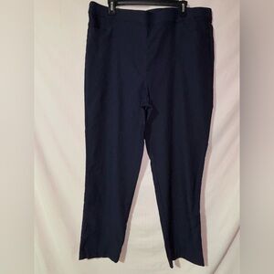 Alfred Dunner Navy Pull-On Leggings